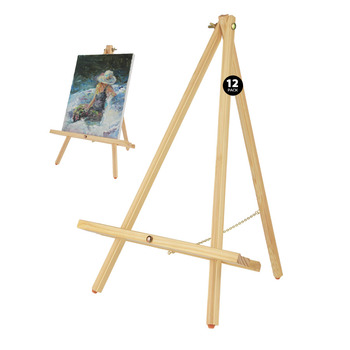 12-Pack Thrifty Natural Wood Tabletop Display Easels by Creative Mark