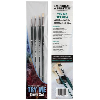 Try Me Set of 4 - Imperial PRO Chungking Hog Bristle Brushes
