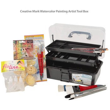 Watercolor Painting Artist Tool Box by Creative Mark