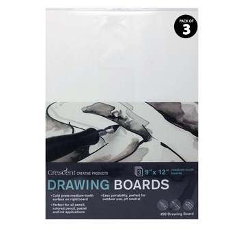 Crescent #99 Drawing Board Cold Press 9"x12" (3-Pack)
