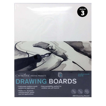 Crescent #99 Drawing Board Cold Press 12"x16" (Pack of 3)