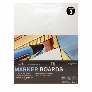 Crescent #215 Marker Board Hot Press 11"x14" (3-Pack)