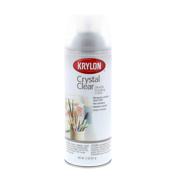 Krylon Acrylic Crystal Clear Spray Gloss, 11oz Can