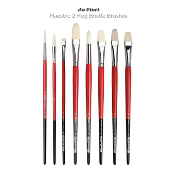 da Vinci Maestro 2 Hog Bristle Brushes