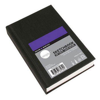 Daler Rowney Simply Sketchbook Hardbound Sketchbook Extra White 4x6"