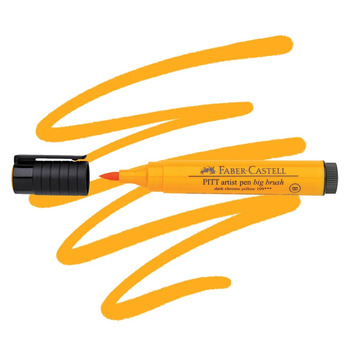 Faber-Castell Pitt Big Brush Pen Individual No. 109 - Dark Chrome Yellow