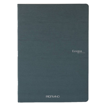 Fabriano EcoQua Notebook 8.3 x 11.7" Dot Grid Staple-Bound Dark Green