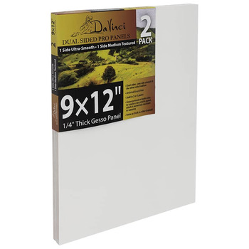 Da Vinci Dual Sided Pro Panel 9"x12", 6mm Deep (2-Pack)