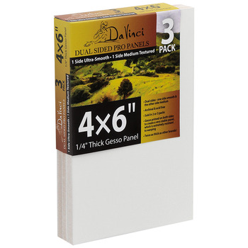 Da Vinci Dual Sided Pro Panel 4"x6", 6mm Deep (3-Pack)