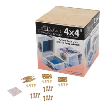 Da Vinci Keepsake Chest 4"x4", Panel Box Kit