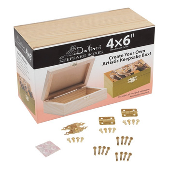 Da Vinci Keepsake Chest 4"x6", Panel Box Kit