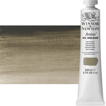 Winsor & Newton Artists' Oil - Davy's Grey, 200ml Tube