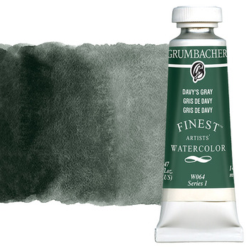 Grumbacher Finest Artists' Watercolor 14 ml Tube - Davy's Grey