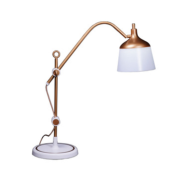 Daylight Anita Table Lamp, Copper/White