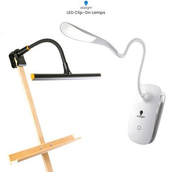 Daylight LED Clip-On Lamps