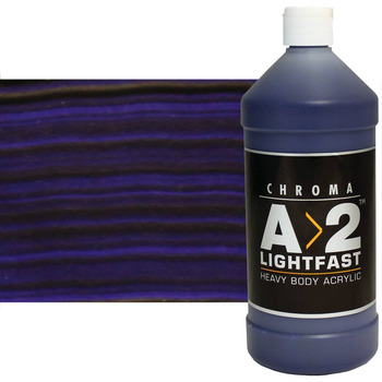 Chroma A>2 Acrylic - Dioxazine Purple, 1L Bottle