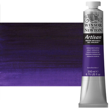 Winsor & Newton Artisan Water Mixable Oil Color - Dioxazine Purple, 200ml Tube