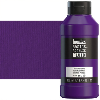 Liquitex BASICS Acrylic Fluid - Dioxazine Purple, 250ml Bottle