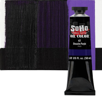 Soho Artist Oil Color Dioxazine Purple, 50ml Tube