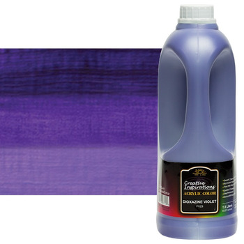 Creative Inspirations Acrylic Paint, Dioxazine Violet 1.8 Ltr. Jug