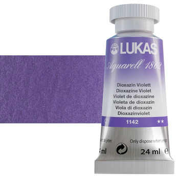 LUKAS Aquarell 1862 Watercolor - Dioxazine Violet, 24ml
