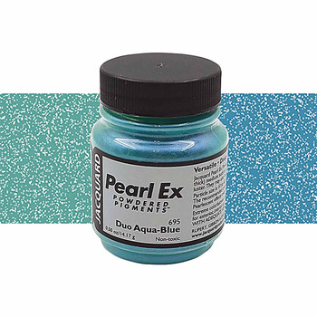 Jacquard Pearl-Ex Powder Pigment - Duo Aqua-Blue .5oz