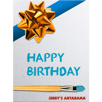 Birthday Art eGift Card - Festive - Electronic Gift Card eGift Card