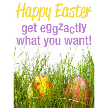 Easter Art eGift Card - Eggzactly What You Want - electronic gift card eGift Card