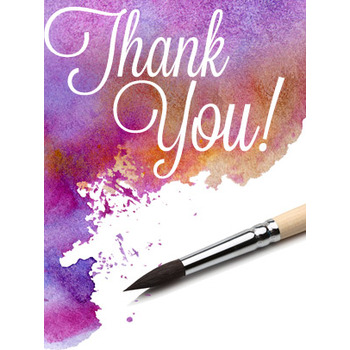 Thank You Art eGift Card - Watercolors eGift Card
