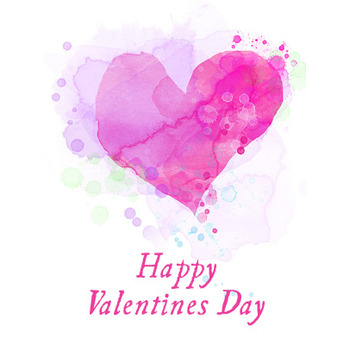 Valentine&#39;s Day Art eGift Card - Watercolor Heart - electronic gift card eGift Card