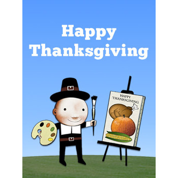 Thanksgiving Art eGift Card - Lil Jerry - electronic gift card eGift Card