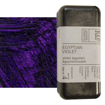 R&F Encaustic Handmade Paint 104 ml Block - Egyptian Violet