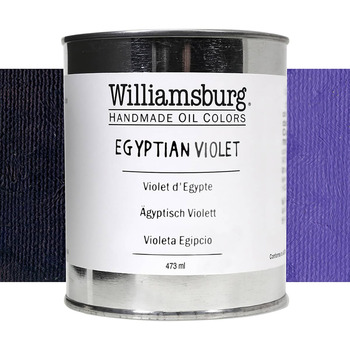 Williamsburg Handmade Oil Paint - Egyptian Violet, 473ml