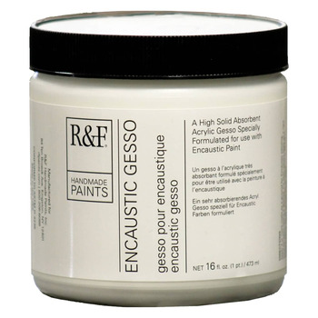 R&F Handmade Paints - Encaustic Gesso, 16oz Jar