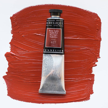 Sennelier Extra Fine Artist Acrylics - English Red, 60ml