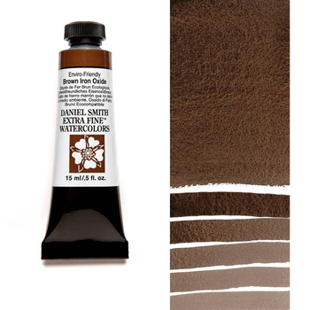 Daniel Smith Extra Fine Watercolor - Enviro-Friendly Brown Iron Oxide, 15ml Tube