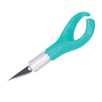 Excel K71 Index Finger Craft Knife, Teal