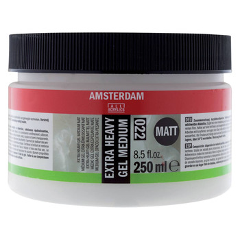 Talens Amsterdam All Acrylic Mediums - Extra Heavy Gel (Matte), 250ml