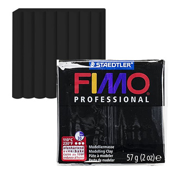 FIMO Professional Modeling Clay 2 oz - Black