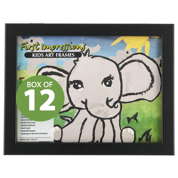 First Impressions Kids Art Frame 9 x 12 Black Box of 12
