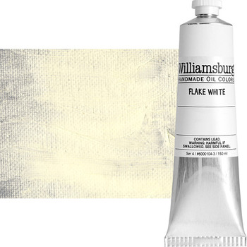 Williamsburg Handmade Oil Paint - Flake White (Lead-Based), 150ml Tube