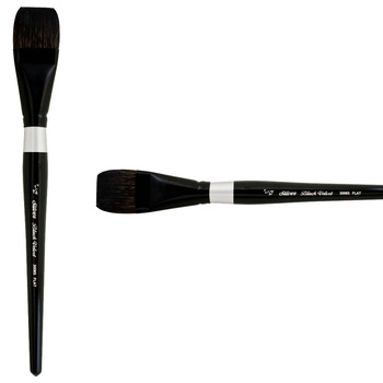 Silver Brush Black Velvet® Watercolor Brush Series 3008S Flat 1-1/4"