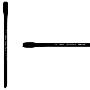 Silver Brush Black Velvet® Watercolor Brush Series 3008S Flat 1/2"