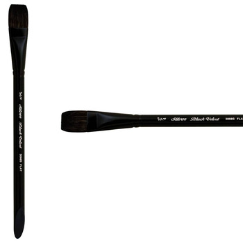 Silver Brush Black Velvet® Watercolor Brush Series 3008S Flat 3/4"