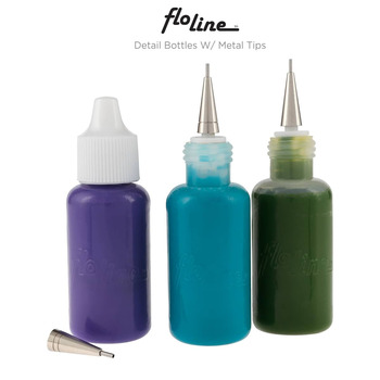 Creative Mark Flo Line Detail Bottles with Metal Tips