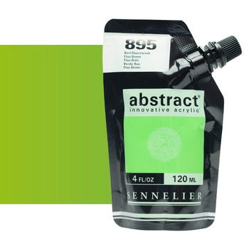 Sennelier Abstract Acrylics Fluorescent Green 120 ml