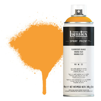 Liquitex Professional Spray Paint 400ml Can - Fluorescent Orange