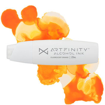 Artfinity Alcohol Ink - Fluorescent Orange FYR1, 25ml
