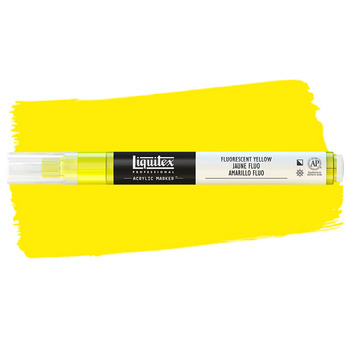 Liquitex Professional Paint Marker Fine (2mm) - Fluorescent Yellow