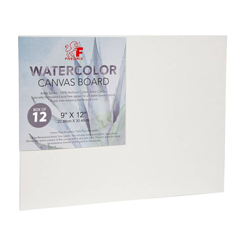 Fredrix 9x12" Watercolor Archival Canvas Boards Pack of 12